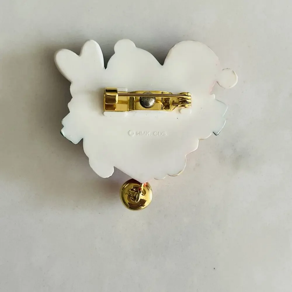 Vintage Hallmark Cards Christmas Brooch 
